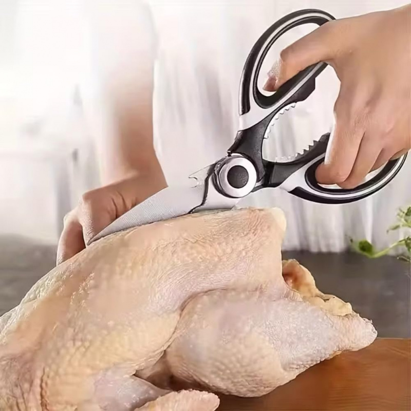 مقص مطبخ من الفولاذ المقاوم لل - مراجعة Meal Prep With Chicken وسعره