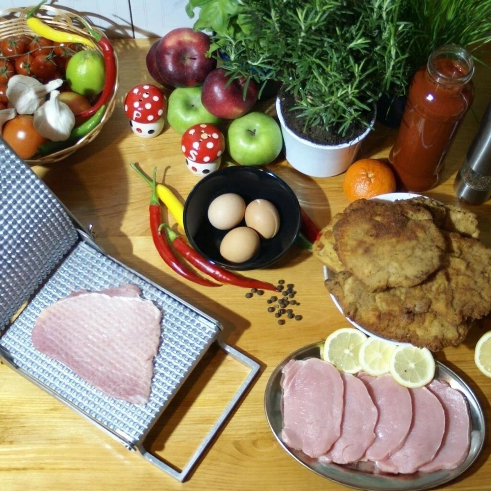 مطرقة تطرية اللحوم اليدوية من  - مراجعة Meal Prep With Chicken وسعره